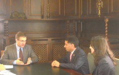 15. mart 2013. Predsednik Narodne skupštine u razgovoru sa ambasadorom Tunisa u Srbiji